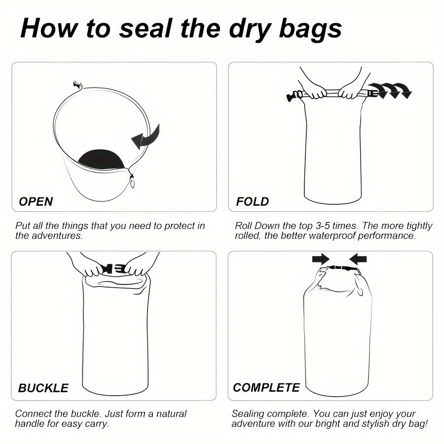 40L Waterproof Dry Bag Lightweight Dry Storage Bag Kayaking Camping Fishing