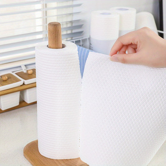 50pcs Lazy Rag Disposable Cleaning Cloth Dual-use Towel