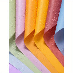 20 Sheets Solid Matte Waterproof Honeycomb Paper Bouquet Flower Shop Packaging