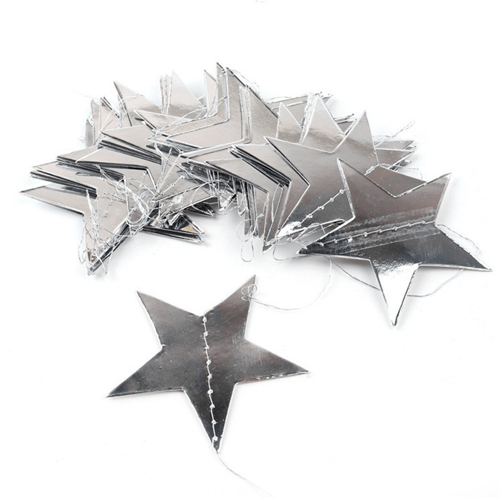 Star Garland 96m Glitter Banner for Parties, Wedding, Christmas Decor