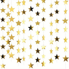 Star Garland 96m Glitter Banner for Parties, Wedding, Christmas Decor