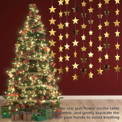 Star Garland 96m Glitter Banner for Parties, Wedding, Christmas Decor