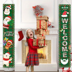 Christmas Santa Claus Door Hanging Decoration