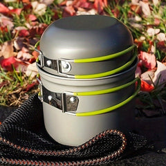 Portable Camping Cookware Set for Outdoor Cooking