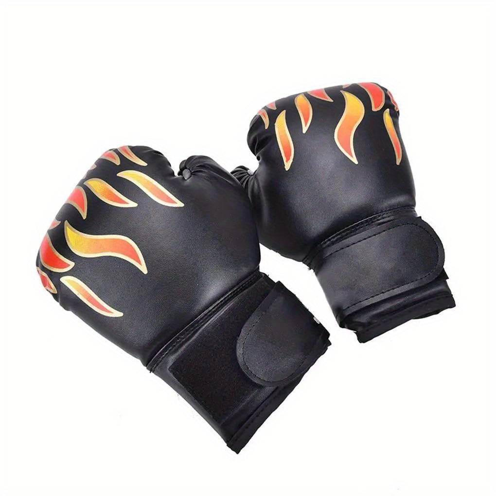 Boxing Glove Leather Kickboxing Protective Gloves Punching Sanda