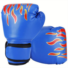 Boxing Glove Leather Kickboxing Protective Gloves Punching Sanda