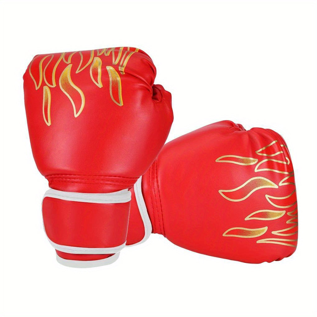 Boxing Glove Leather Kickboxing Protective Gloves Punching Sanda