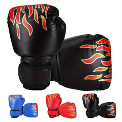 Boxing Glove Leather Kickboxing Protective Gloves Punching Sanda