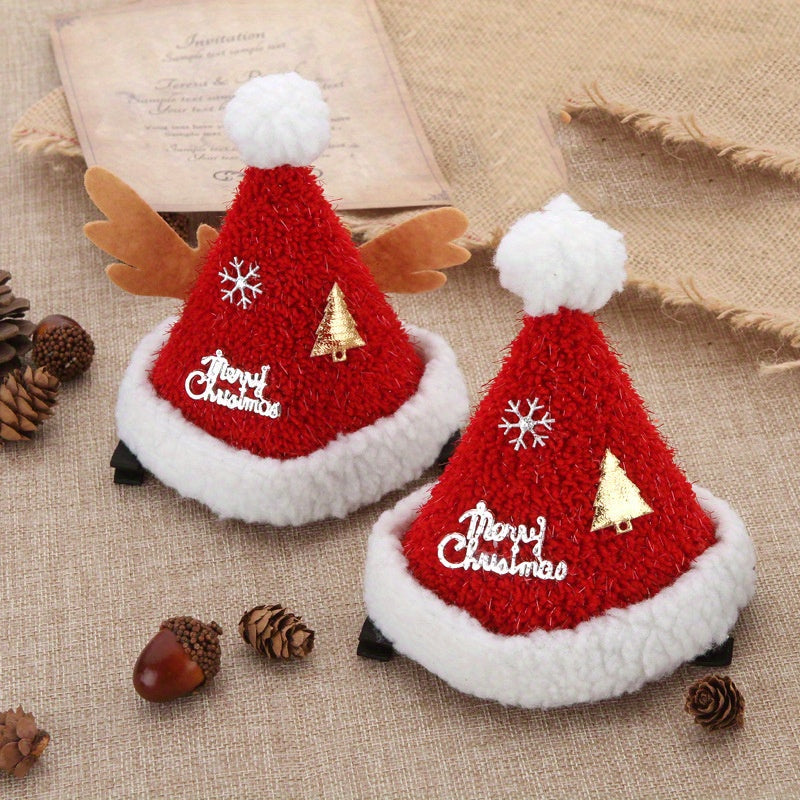 Christmas Hat Plush Hat Party Dressing Headwear