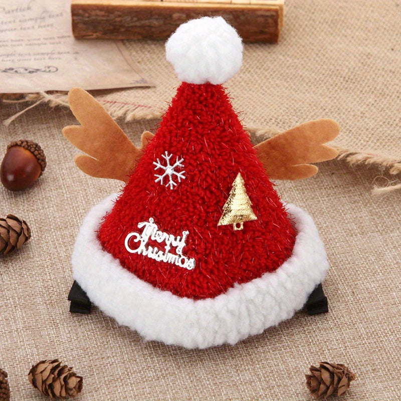 Christmas Hat Plush Hat Party Dressing Headwear