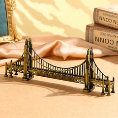 World Landmark Model American Metal Golden Door Decoration