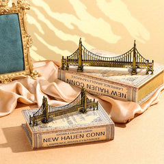 World Landmark Model American Metal Golden Door Decoration