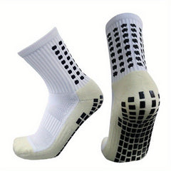 3 Pairs Football Socks Non slip Grip Soccer Rugby Tennis Volleyball Badminton