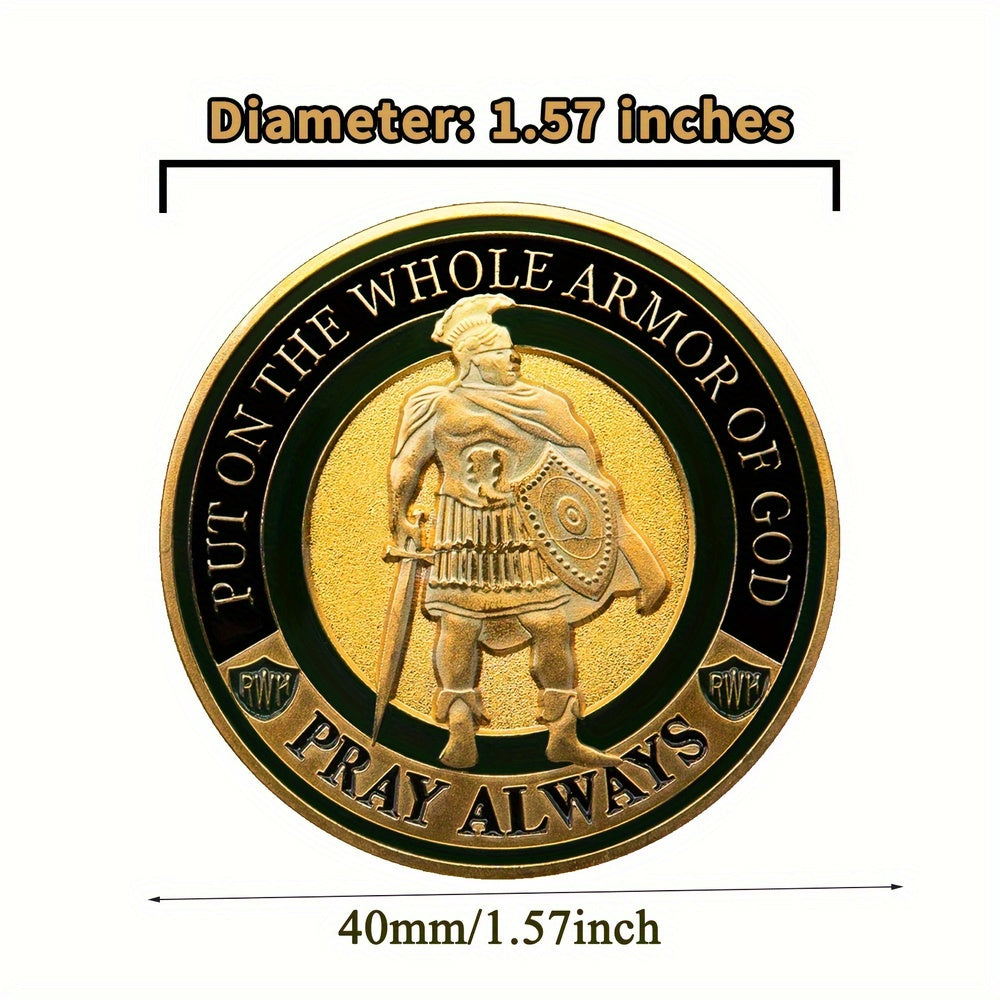 Armored Of God Collection Full Body Armor Challenge Coin