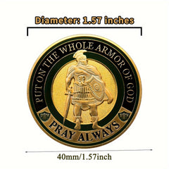 Armored Of God Collection Full Body Armor Challenge Coin