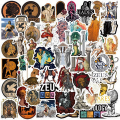 50pcs Greek Mythology Aesthetics Waterproof Vinyl Stickers for Decoration