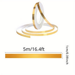 3pc Self Adhesive Tile Sticker Waterproof Gap Sealing Tape Strip DIY Home Decor