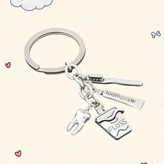 1pc Alloy Keychain Keyring Car Key Bag Pendant Ornament