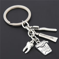 1pc Alloy Keychain Keyring Car Key Bag Pendant Ornament