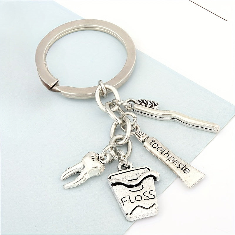 1pc Alloy Keychain Keyring Car Key Bag Pendant Ornament