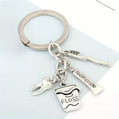 1pc Alloy Keychain Keyring Car Key Bag Pendant Ornament