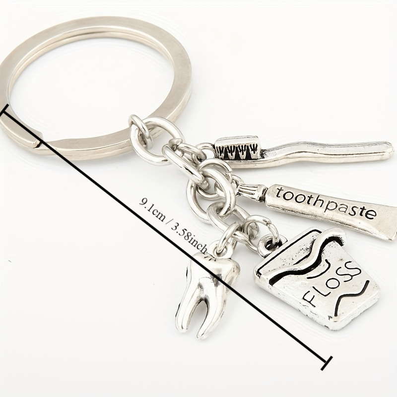 1pc Alloy Keychain Keyring Car Key Bag Pendant Ornament