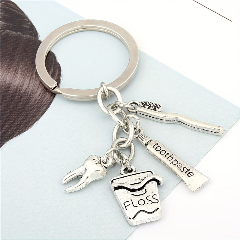 1pc Alloy Keychain Keyring Car Key Bag Pendant Ornament