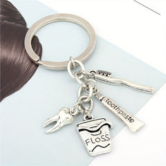 1pc Alloy Keychain Keyring Car Key Bag Pendant Ornament