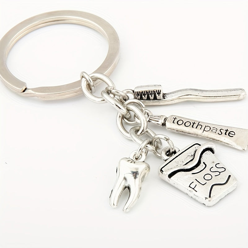 1pc Alloy Keychain Keyring Car Key Bag Pendant Ornament