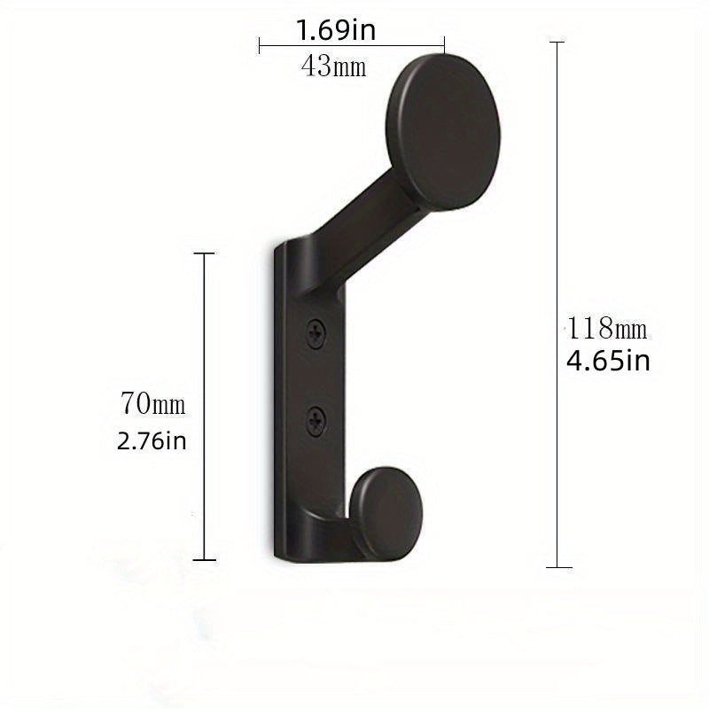 Wall Mounted Floating Hook Coat Rack Single Hook