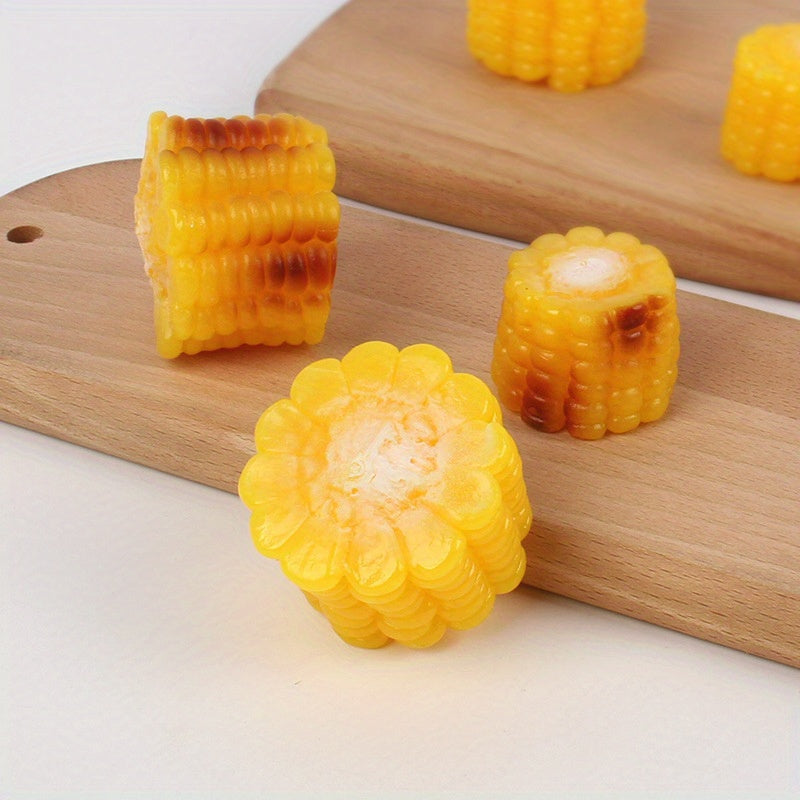 Artificial Roasted Corn Keychain for Backpack Purse Halloween Christmas Gift