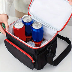 Insulated Lunch Bag Adjustable Shoulder Strap Functional Outdoor Bag