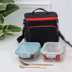 Insulated Lunch Bag Adjustable Shoulder Strap Functional Outdoor Bag