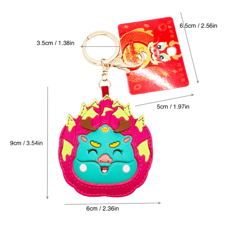 Little Green Dragon Keychain Chinese Style Key Chain Year Gift
