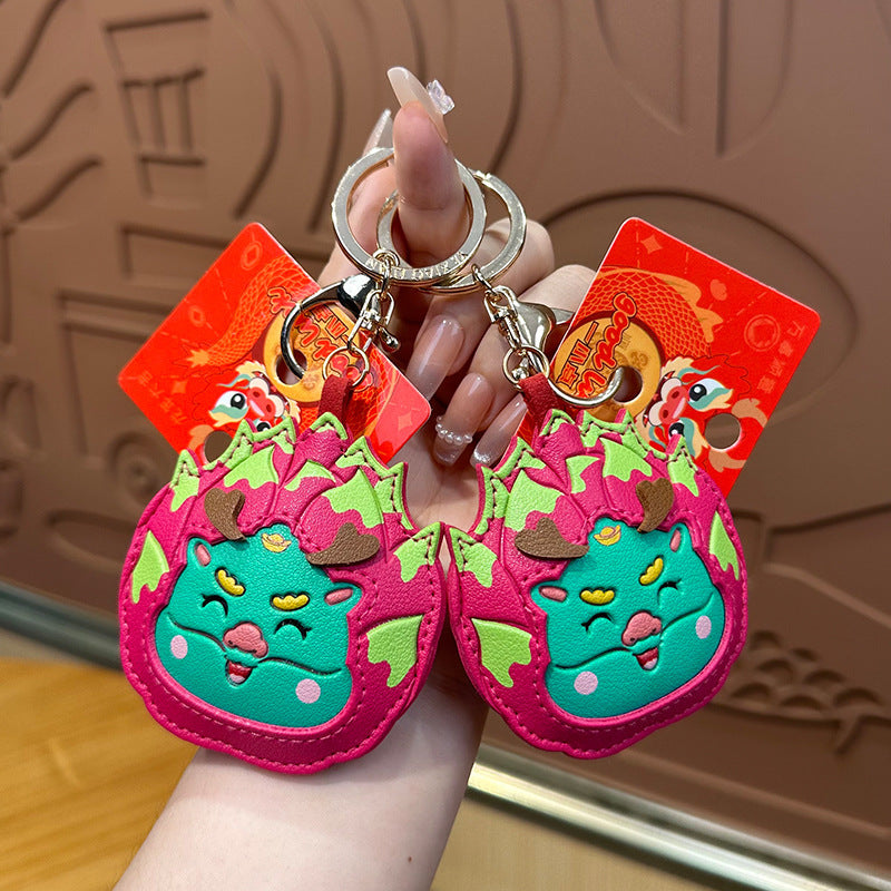 Little Green Dragon Keychain Chinese Style Key Chain Year Gift