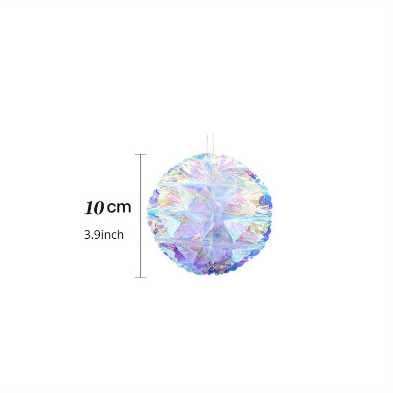 Star Latte Art Laser Neon Film Decoration Pendant