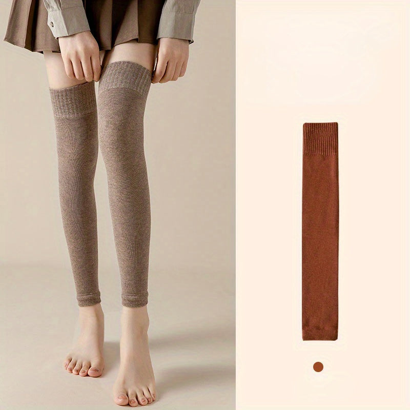 Thick Warm Knee Socks for Autumn/Winter, Over Knee Cover
