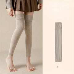 Thick Warm Knee Socks for Autumn/Winter, Over Knee Cover