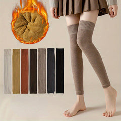 Thick Warm Knee Socks for Autumn/Winter, Over Knee Cover