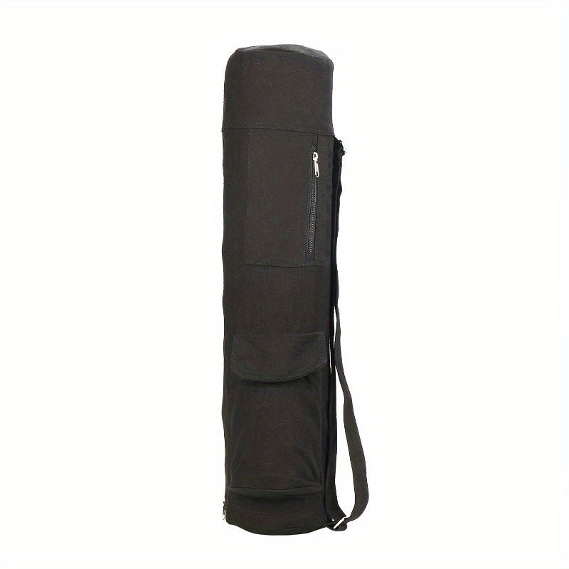 Canvas Yoga Mat Storage Bag Fitness Backpack