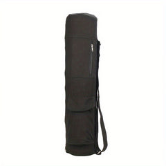 Canvas Yoga Mat Storage Bag Fitness Backpack
