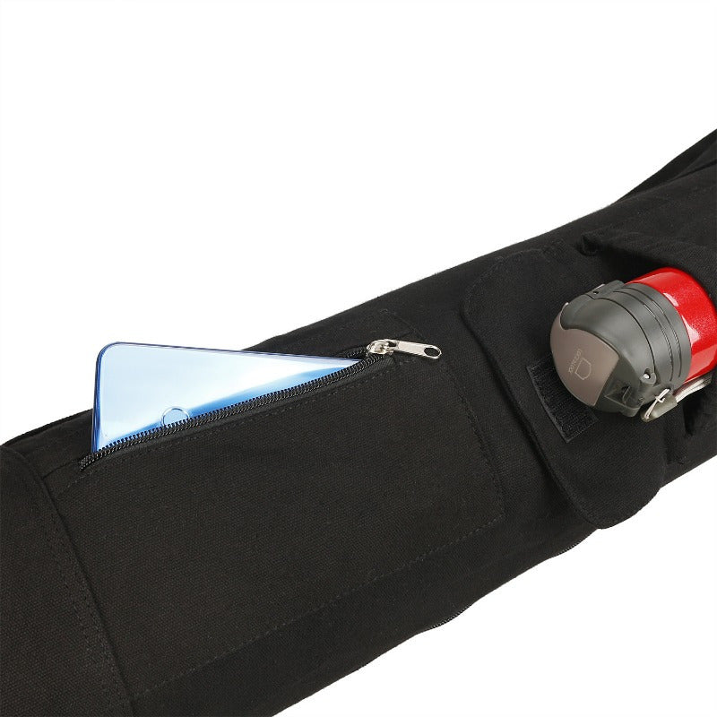 Canvas Yoga Mat Storage Bag Fitness Backpack