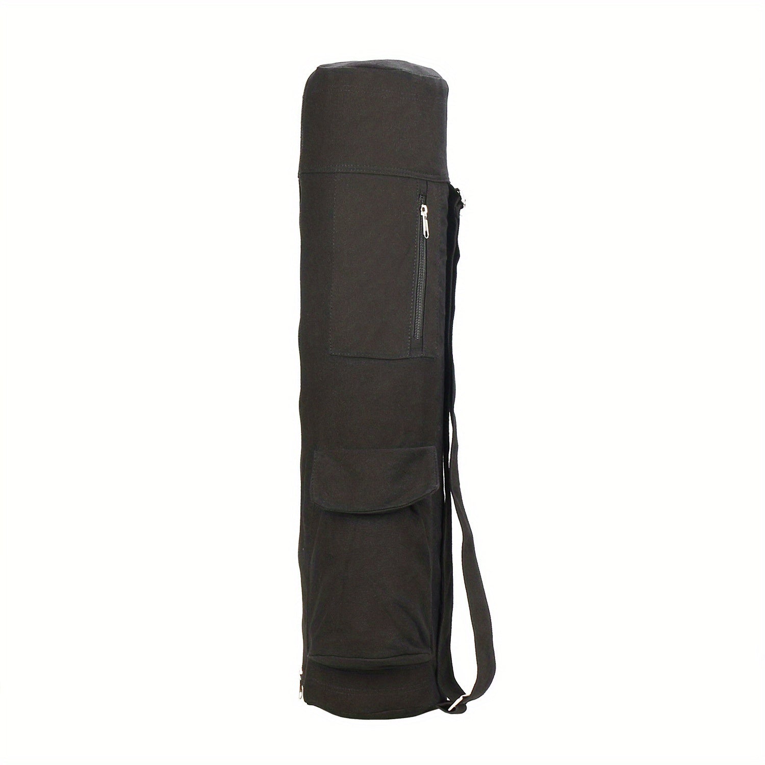 Canvas Yoga Mat Storage Bag Fitness Backpack