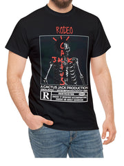 Skeleton Pattern Print Men's Short Sleeve T shirt