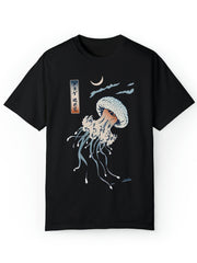 Jellyfish Pattern Print Men's T-shirt Graphic Tee Summer Clothing