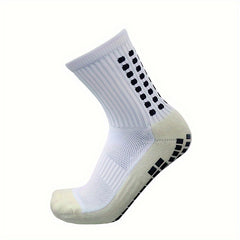1pair Sports Non Slip Soccer Football Socks Thicken Sports Socks