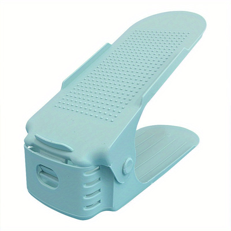 Adjustable Double Layer Shoe Rack Foldable Space Saver Organizer