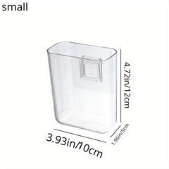 Punch Wall Hanging Organizer Transparent Wall Mounted Shelf