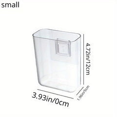 Punch Wall Hanging Organizer Transparent Wall Mounted Shelf