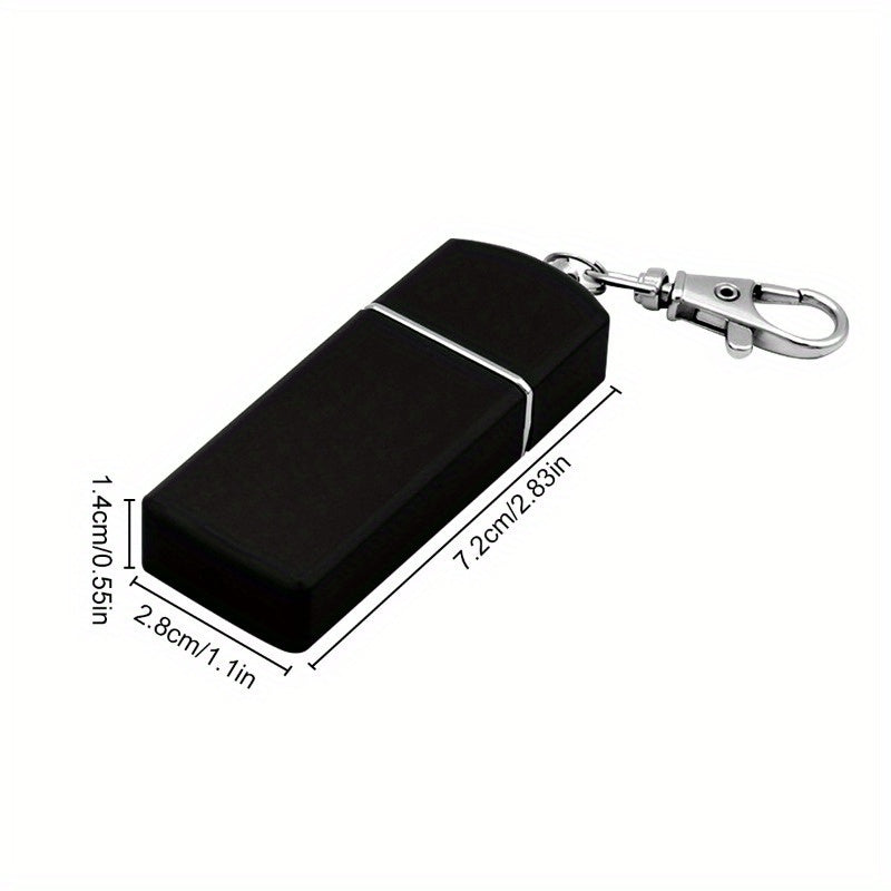 Portable Mini Sealed Ashtray Key Chain Outdoor Travel
